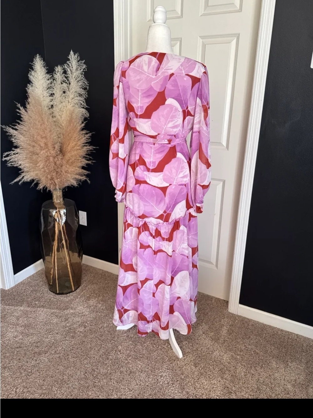 Anthropologie Hutch Geo Wrap Maxi Dress size Small - Picture 10 of 12